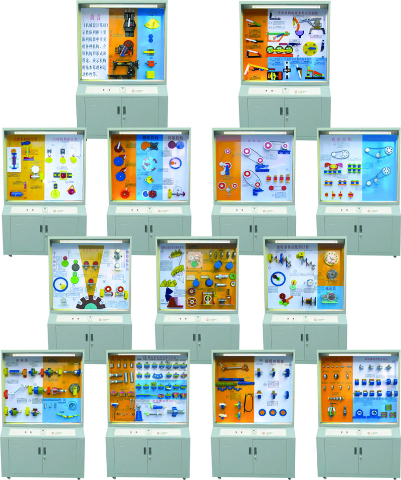 TYKJ-P801 语音解说机械基础示教陈列柜